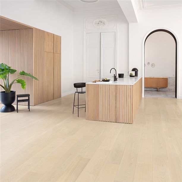 Quick-Step hardwood in the kitchen